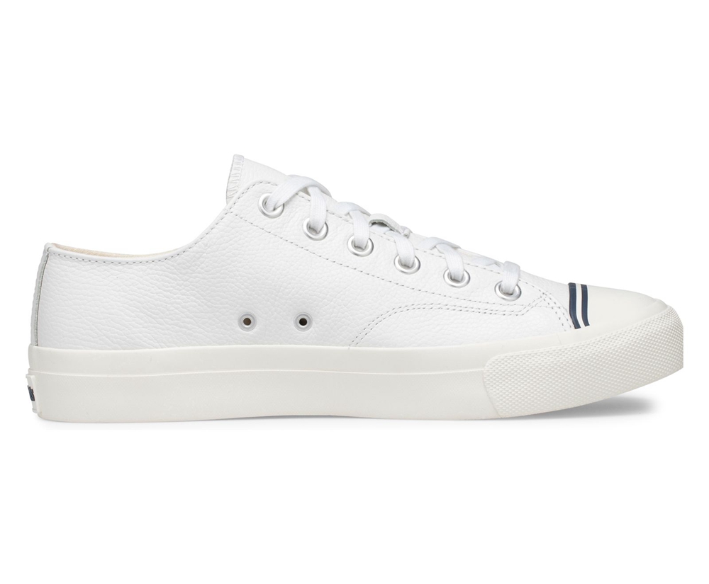 Keds Womens Sneakers White - Royal Lo Classic Leather - 472JWCVZG